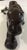 Ceramic Vintage Mid Century 1950s Brown Ceramic Panther Lamp For Sale - Image 7 of 12