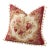 Vintage Hand-Tufted Needle Point Pillow Cover With Pom Pom Fringe & Zipper – 19” X 19” For Sale