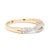 Early 21st Century 0.33ctw Diamond Crisscross Band Ring, 14k Yellow Gold, Ring Size 6.5 For Sale - Image 5 of 6