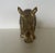 1990s Vintage Brass Rhinoceros Figurine For Sale - Image 5 of 9