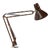 Brown Architect's Lamp, Sweden, 1970s For Sale