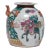 Antique Chinese Enamelware Teapot With Mythical Qilin For Sale