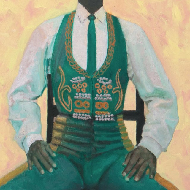 1990s 'Toreador' by Jack Goetz, California, Post Impressionist Oil, Santa Monica College For Sale - Image 5 of 7