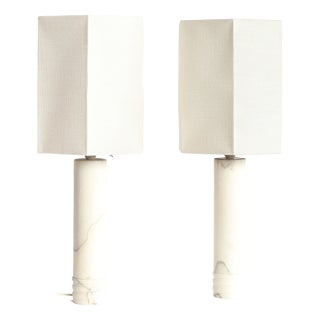 Swedish Marble Model B-10 Table Lamps by Bergboms, 1960s, Set of 2 For Sale