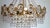 Mid-Century Modern Brass and Lead Crystal 4-Light Chandelier from Weinfurtner, 1970s For Sale - Image 3 of 14