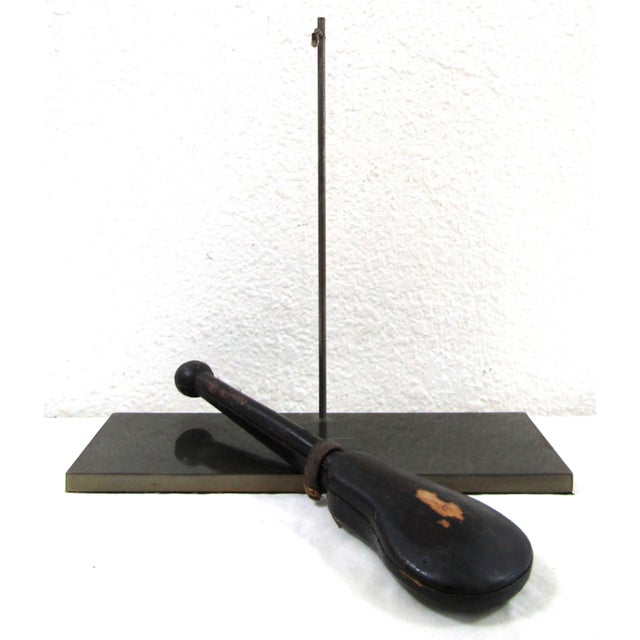 Antique Chinese Opium Scale Dotchin Complete With Stand For Sale - Image 4 of 12