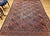 Vintage Turkmen Ersari in Allover Geometric Pattern in Red, Blue, Navy For Sale In Chicago - Image 6 of 16