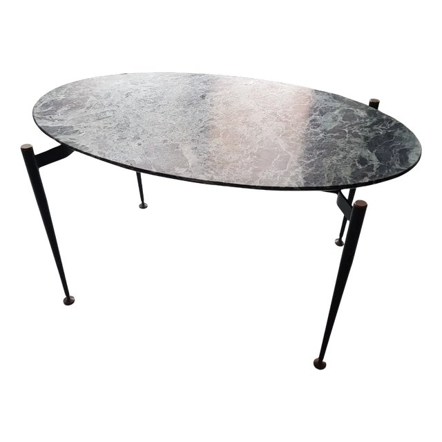 Italian Marble Side Table, 1960s For Sale