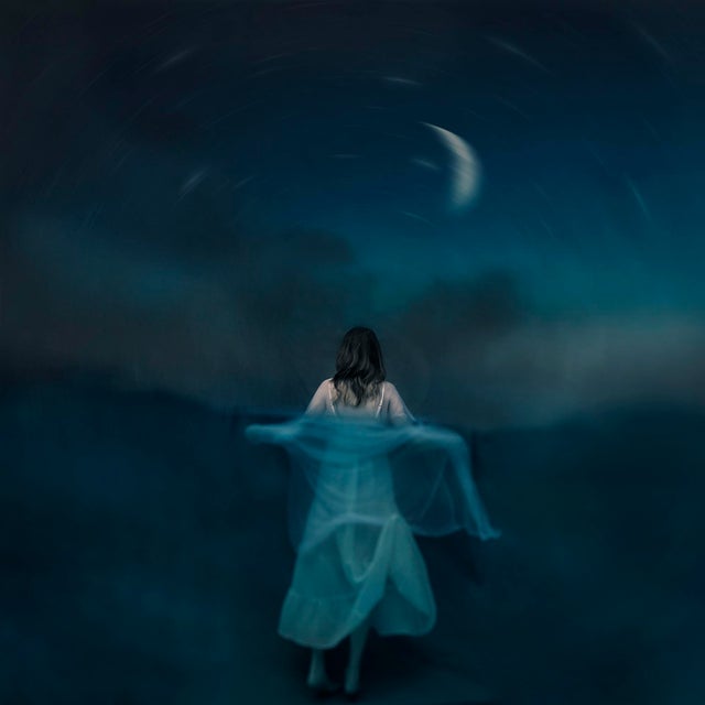 "Cerulean" Contemporary Surrealist Color Digital Photograph For Sale