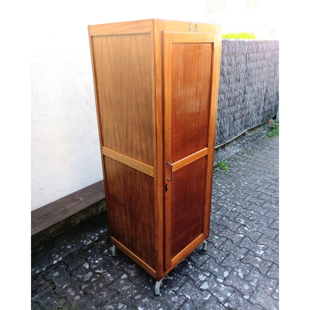 Wood Boarding School Locker, 1950s For Sale - Image 7 of 9