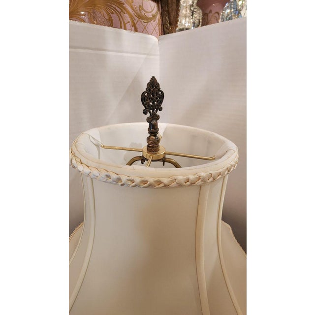 Pair of Early 20th Century Cameo Jasperware-Style Porcelain Lamps For Sale - Image 12 of 12