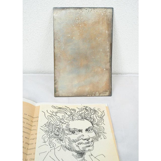 Engraving on 925 Silver Plate, 20th Century For Sale - Image 3 of 5