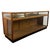 Large Vintage Oak Shop Display Counter, 1930s For Sale - Image 4 of 16