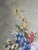 “Texas Table” Bluebonnets, Daisies and Peaches Still Life, Oil Painting, 12x16 Unframed. For Sale - Image 10 of 12