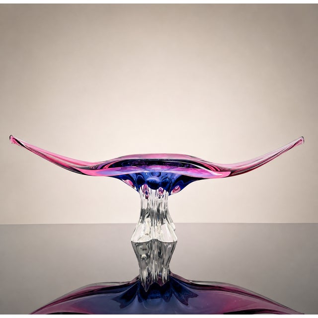 An impressive large and substantial art glass bowl designed by Josef Hospodka (1923–1989) for the Chřibská glassworks,...