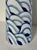 Vintage Gump's Blue & White Tall Ceramic Vase For Sale In Palm Springs - Image 6 of 9