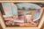 Blue Framed Signed Mid-Century Modern Geometric Abstraction Oil on Canvas Painting by Fred Blassingham, Usa, C. 1980s For Sale - Image 8 of 13