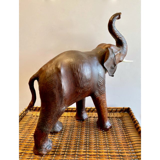 Leather Elephant II For Sale - Image 4 of 12