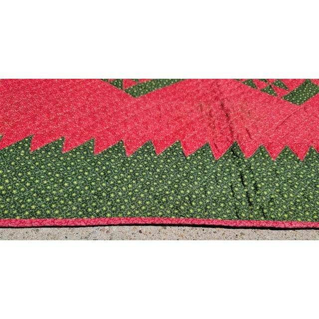 Textile 19Thc Baskets Quilt From Pennsylvania For Sale - Image 7 of 11