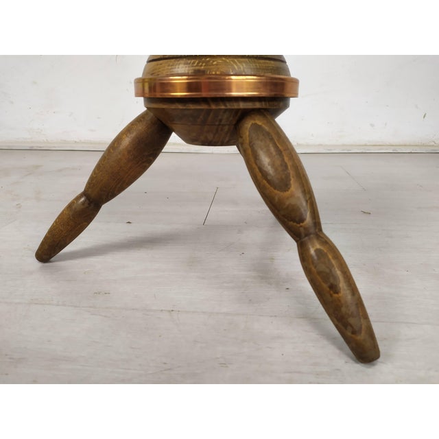 Brutalist Pedestalist Side Table by Charles Dudouyt, 1940s For Sale - Image 10 of 14