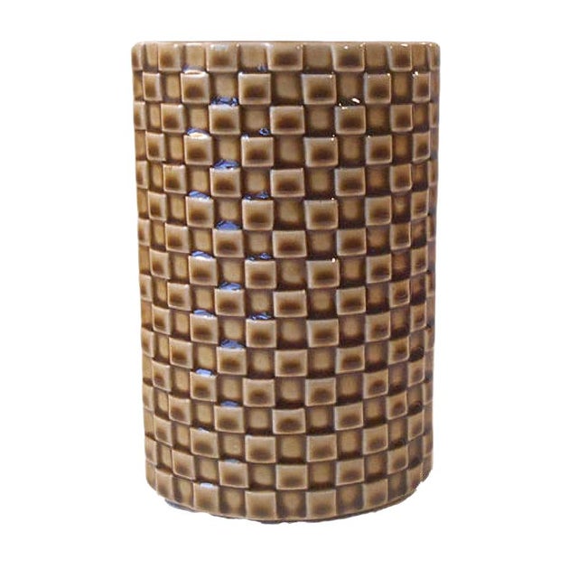 Ceramic Mid-Century Finnish Modernist Harlequin Pottery Vase by Kaarina Aho for Arabia, 1960s For Sale - Image 7 of 7