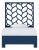 Silas Standard Bed Twin Extra Long - Navy For Sale