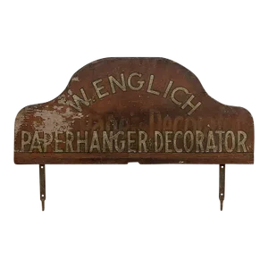 Antique English Shop Sign