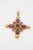 Victorian Mid 19th Century Amethyst and Pearl Cross Pendant For Sale - Image 3 of 7