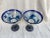 Beautiful set of 2 Blue Hand Painted Hummingbird Margirita Glasses Thick glass that have been hand painted throughout. San...