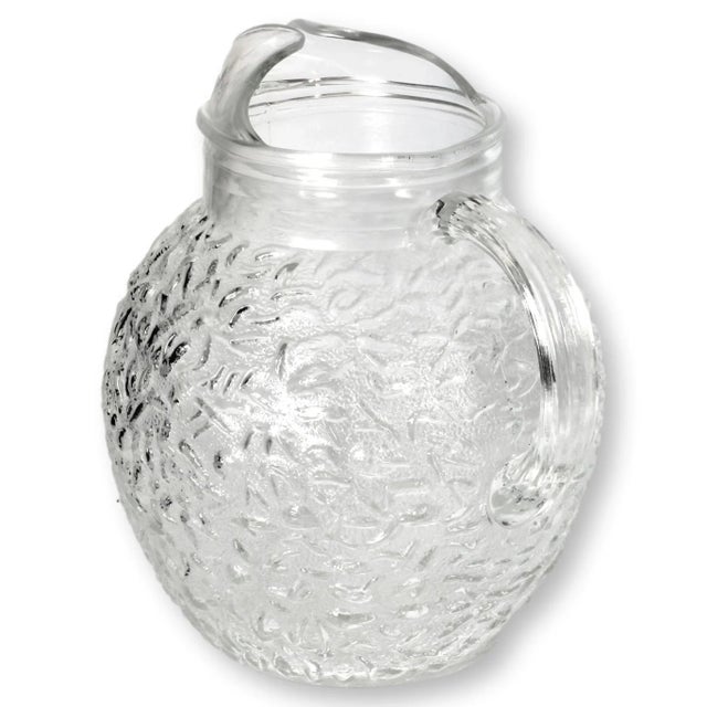 Mid-Century Modern Midcentury Glass Lemonade Pitcher For Sale - Image 3 of 5