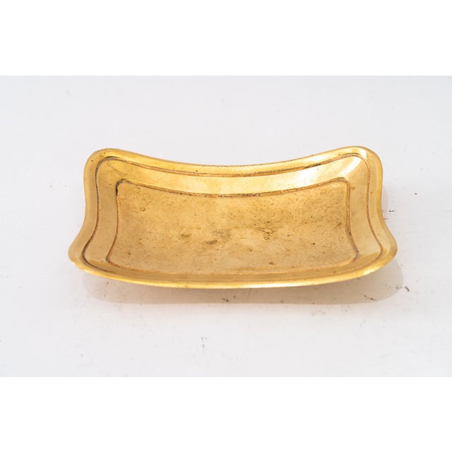 Vintage Art Deco Brass Ashtray, 1920s For Sale - Image 9 of 9