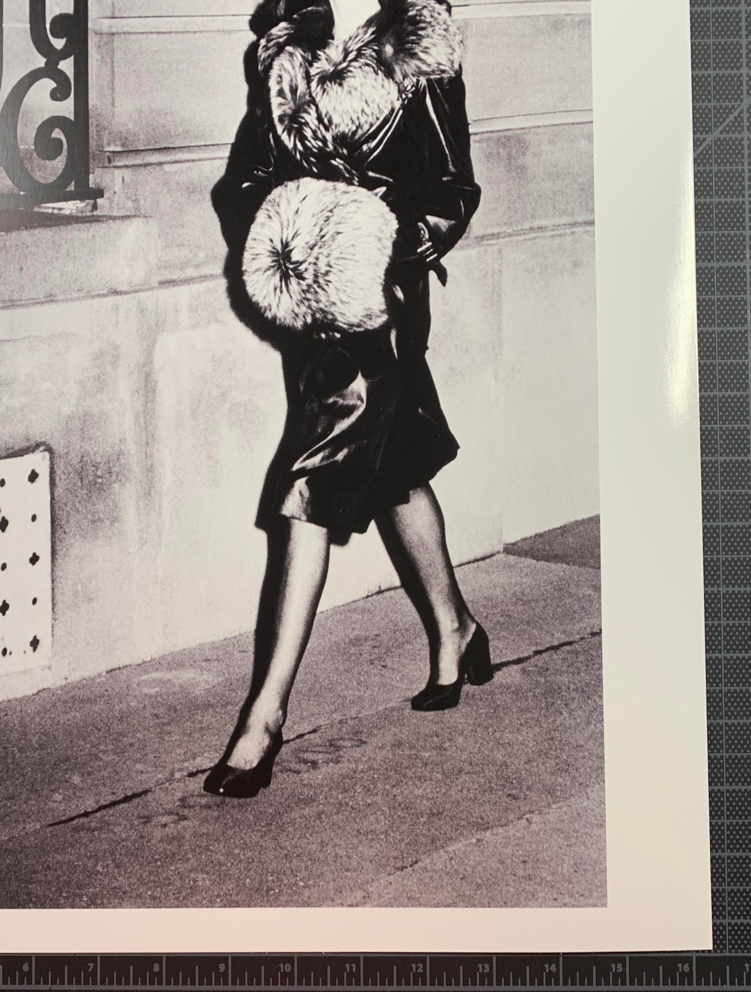 Comme Jackie O, Paris 1972 by Helmut Newton Vintage Silver Gelatin