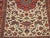 Red Vintage Persian Isfahan Rug, Handwoven Floral Pattern, Ivory & Red, 7’ X 11’ For Sale - Image 8 of 12