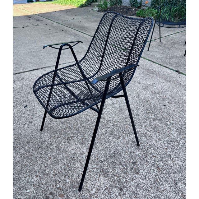 Russell Woodard 1950s Woodard Sculptura Arm Chairs, Attributed - A Pair For Sale - Image 4 of 13