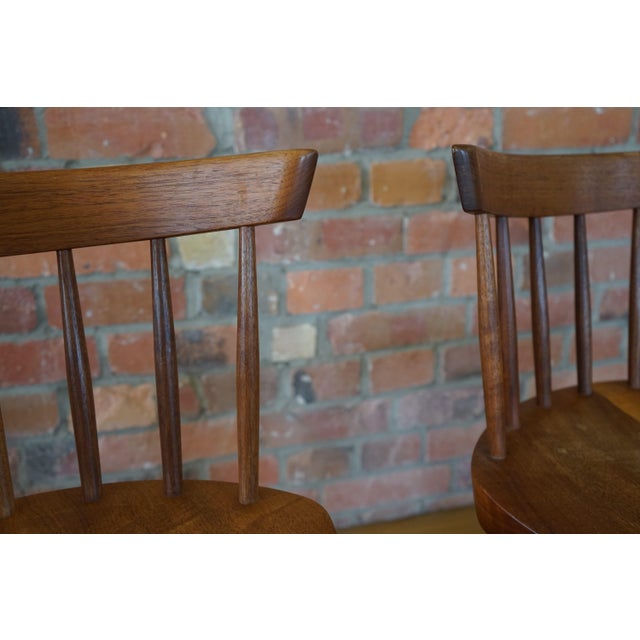 Side Chairs by George Nakashima for Nakashima Studio, 1989, Set of 2 For Sale - Image 6 of 16