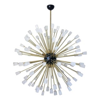 21st Century Murano Ice Cubes Glass Sputnik Chandelier by Fabio LTD For Sale