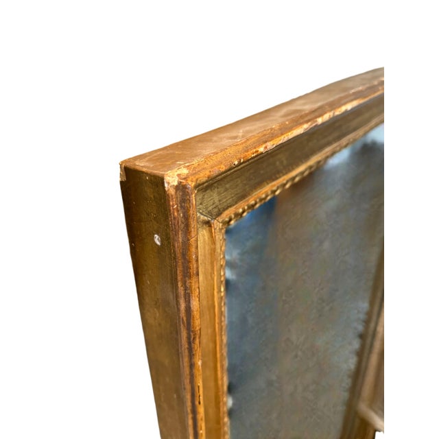 Late 18th Century Large Antique Gilded French Wall Mirror For Sale - Image 5 of 8