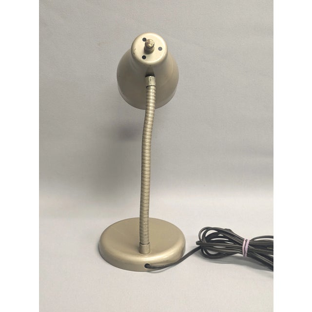 Vintage Gooseneck Desk Lamp For Sale - Image 4 of 10