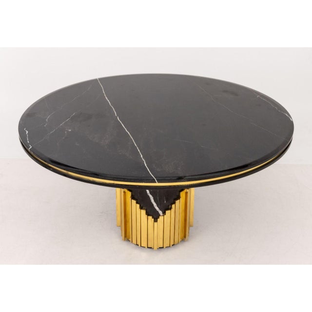 Luxxu "Littus" Black Marble Dining Table For Sale In New York - Image 6 of 8