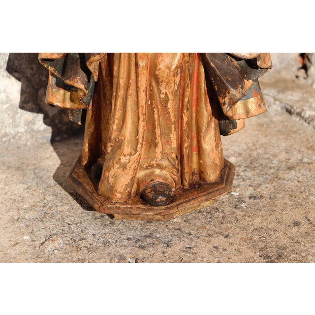 Saint John the Baptist With Glass Eyes, 18th Century, Portuguese Baroque For Sale - Image 18 of 18