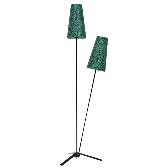 Swedish Modern Floor Lamp, 1950s For Sale