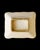Small white glazed ceramic ashtray by Eugène Grandjean-Jourdan, decorated with a stylized animal in the basin and...