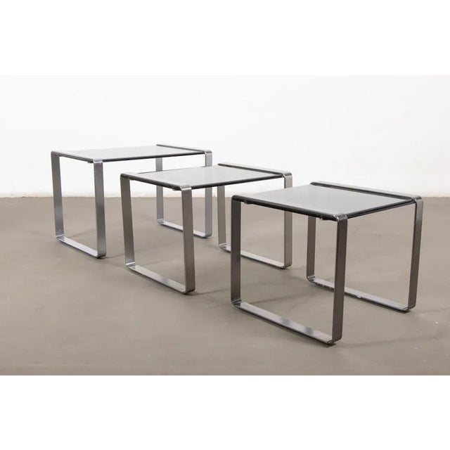 Nesting Tables, 1970s, Set of 3 For Sale - Image 9 of 9