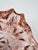 Vintage French Peach-Pink Diamond-Cut Glass Ashtray, 1950s For Sale - Image 13 of 18