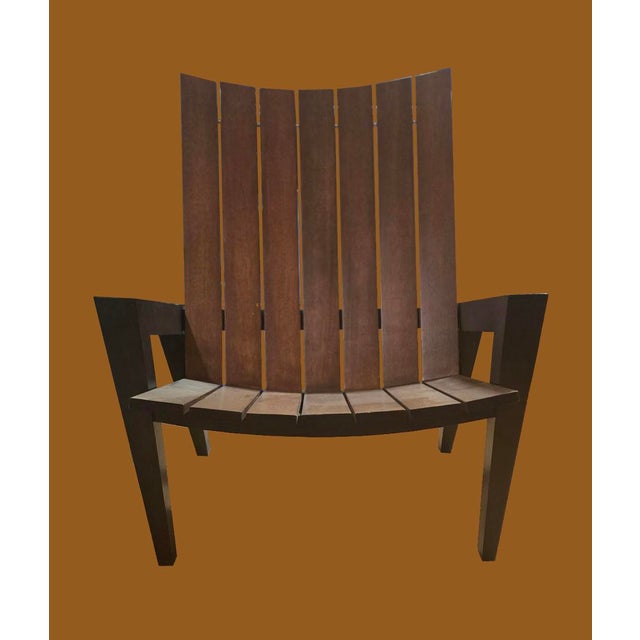 Contemporary Íkonos Neo-Adirondack Lounge Chair by Rob Edley Welborn For Sale - Image 3 of 9