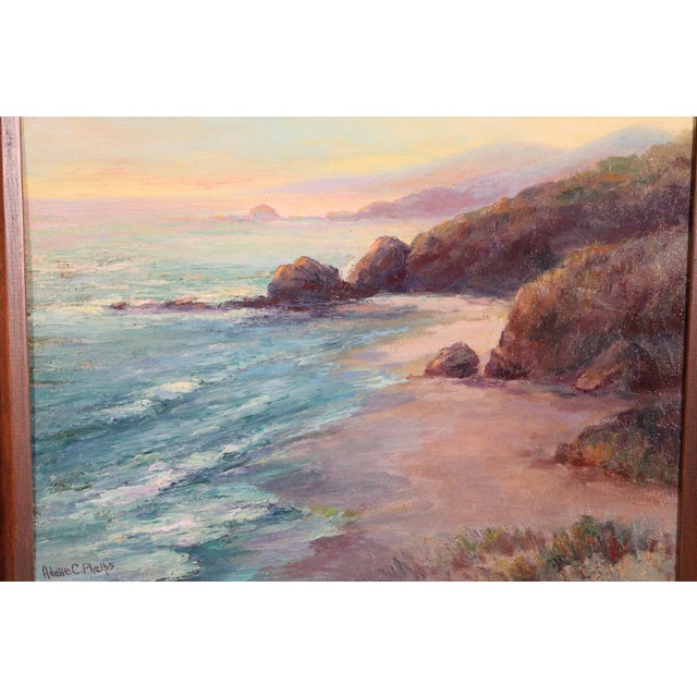 Painting of Camel Point Laguna Beach by Adele C. Pheleps (1866-1945) For Sale - Image 4 of 11