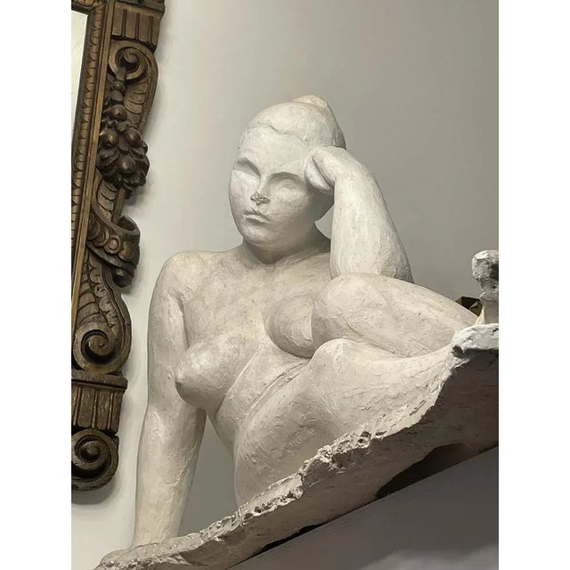 Reclining Nude Woman, 1950, Plaster For Sale - Image 4 of 7