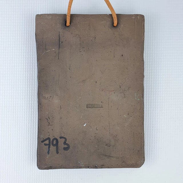 Ceramic Wall Plaque by Ninnie Charlott Forsgren for Bromma Keramik, 1960s For Sale - Image 6 of 7