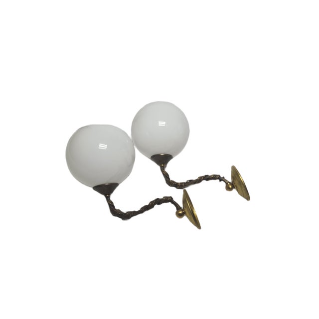 Art Deco Wall Lamps, Poland, 1950s, Set of 2 For Sale - Image 3 of 5