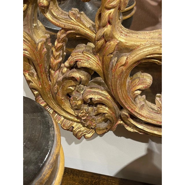 Italian Carved and Giltwood Mirrors For Sale In Dallas - Image 6 of 9